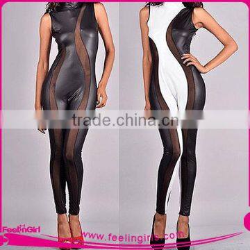 Large Stock Sexvy Full Leather And Latex Bodysuits For Women