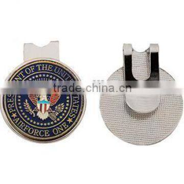 Custom Golf Cap Clip Ball Marker/ Hat Clip Golf Ball Marker
