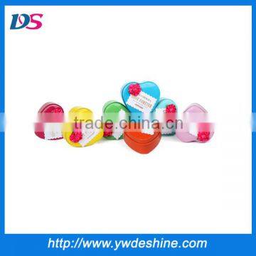 New wholesale peach hearts tin packing box TH-04