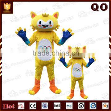 2016 new style animal costumes summer games mascot costume for Rio