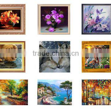 Modern Design Needlework Diamond Painting Counted Cross Stitch Pasted Painting Square Drill Full Laid kits Home Decoration