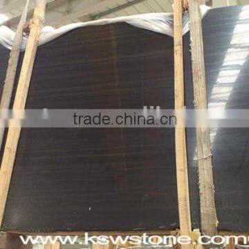 Imperial Black Wood Marble Slabs photo-3