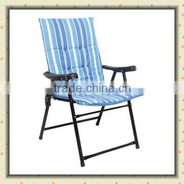 With cotton thick cushion Outdoor leisure folding beach chair BS-057