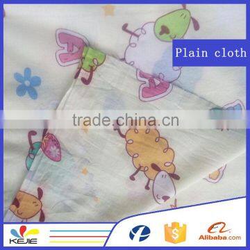 inspected customized plain cloth print fabric for baby wear