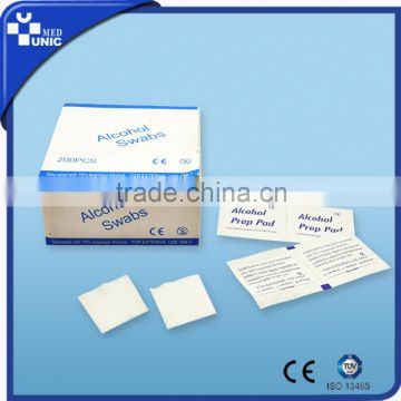 CE Certificated 70% Isopropyl Alcohol Swabs / Alcohol Prep Pad