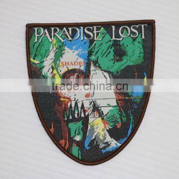 2016 Hot Sell Custom Colorful Woven Patches for Jackets/sweater photo-2