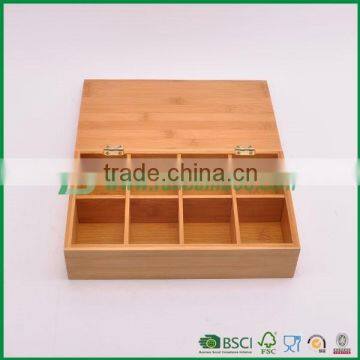 sealed moistureproof full bamboo tea storage coffee box bin fuboo