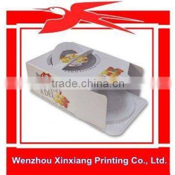 Handle Cardboard Takeaway Cake Box And Packaging