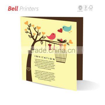 Premium Invitation card printing with luxury finishing from India