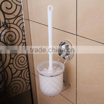 Household cleaning item toilet brush holder with suction cup