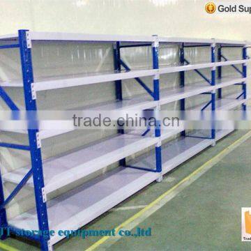 plate type steel medium duty supermarket rack