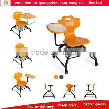 2016 China guangzhou school study kids chair with portable desk