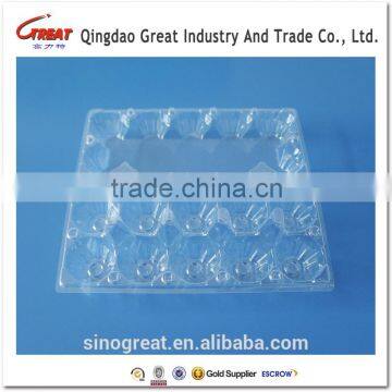Transparent Pet Plastic Egg Tray 6-30 Eggs Tray