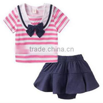 2015 hot lovely little party dress baby girl summer clothes sets