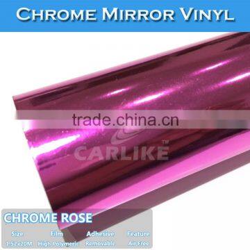 CARLIKE Trade Assurance 1.52*30M Red Chrome Mirror Car Foil photo-2