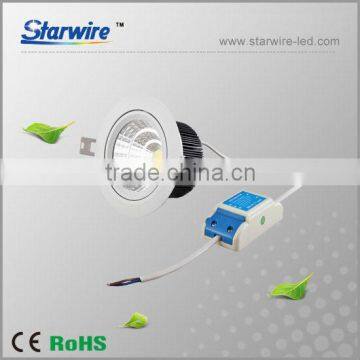 Elegant Design 7W round COB led downlight LVD FCC EMS SAA CE RoHs