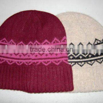 2013new style lady knitting beanie