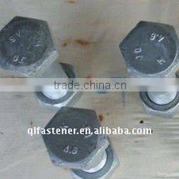 M36*90 bolt nut and washer grade 4.8 din931 din933