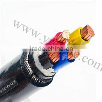 0.6/1kv XLPE Insulated Thin Round Steel Wire Armored PVC Outer Sheath Power Cable