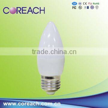 Good quality C37 AC 110V led candle light for USA with UL Coreach