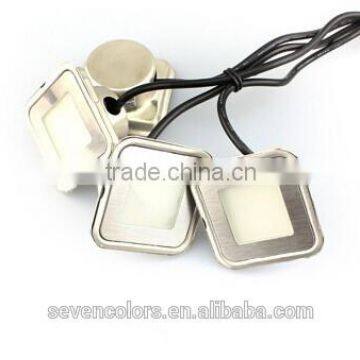 IP67 low voltage square led uplighter with base/recessed concrete lights/led paver light