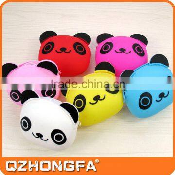 New Design Panda Silicone Smart Coin Wallet Durable Silicon Coin Pouch