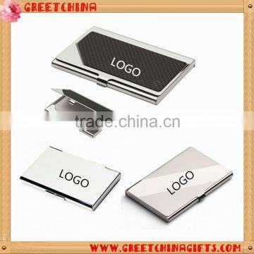 Stainless Steel PU cover name card case