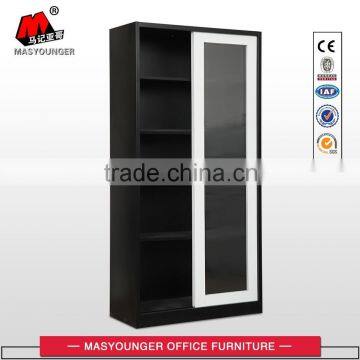 High Quality KD Structure Sliding Glass Door Filing Cabinet photo-2