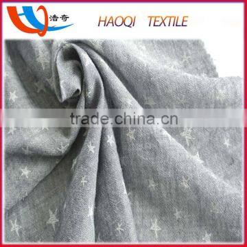 Lastest Dress Designs Double Face Cotton Wolf Print Fabric photo-4