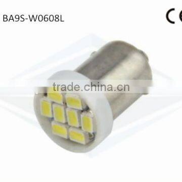 Hotsale LED Auto Light BA9S 8SMD 3020 1206 with CE