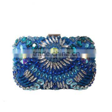 EV2067African style colorful party bags beaded elegant evening bags