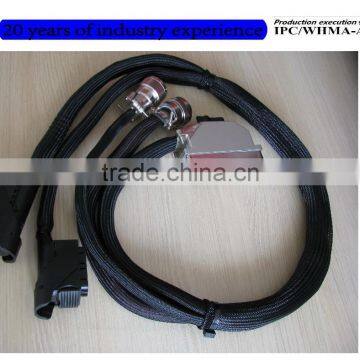 EDAC90PIN-F onnector + Nylon braided tube Crimping+assembly custom OEM wire harness customization,