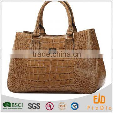 N1038B-A2374 2015 Hot Stylish Bag Croc Leather Handbag European Tote Bag photo-2