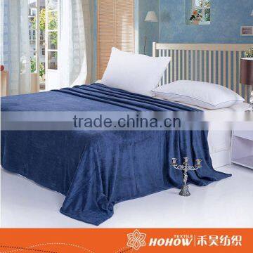 100% polyester polar fleece blanket solid