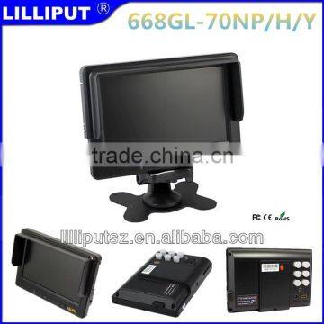 7 inch LCD HDMI Monitor with Component Input for Broadcast