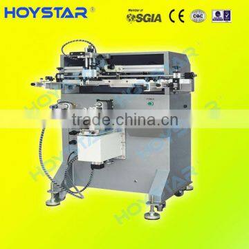 perfume bottle manual/semi automatic type curved surface screen printer for pens and mugs