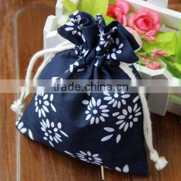 Customized Printing Small Stuff Holder Gift Storage Cotton Drawstring Bag photo-3