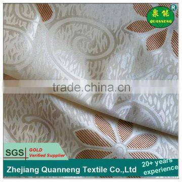 Hot selling polyester printed tricot fabric for mattress