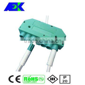 Widely Used in European 24V/10A 2pole low voltage junction box for LED luminaires ,LED light