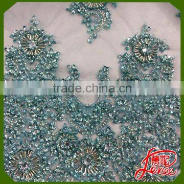 SOFT QUALITY SEQUINED DESIGN MESH EMBROIDERY FABRIC