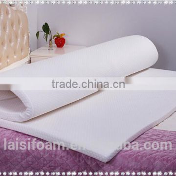 100% polyester memory foam mattress formattress cover with zipper LS-M-007-C memory foam mattress