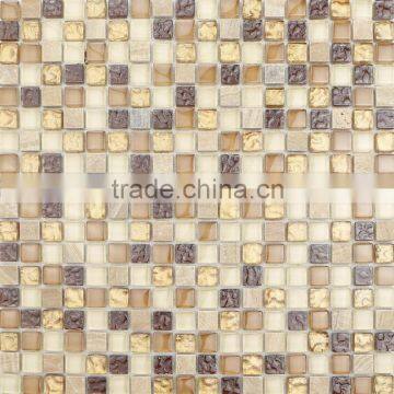 Crystal Glass Mosaic for Wall Tile and bordered Tile GS091