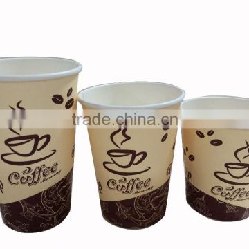 disposable paper Cup single PE for hot coffee supplier manufacturers