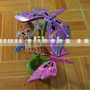 Bamboo Painted Stand for dragonfly