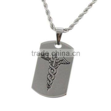 High Polish Custom Engraved Dog Pendant Stainless Steel Hot Sales Pendant