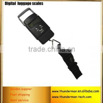 50kg Electronic Travel Luggage Scale With Metal Handle With Blue LED Backlight