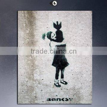 POP92 inkjet canvas banksy prints for living room decor