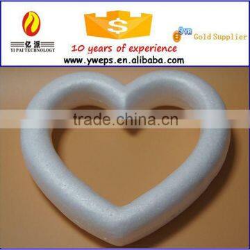 Artificial polyfoam DIY toy hollow heart shape model