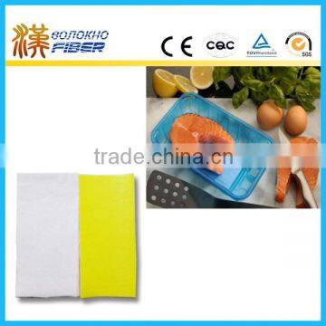 Disposable Food Container for Fresh Meat with Liquid absorbent pad, Absorbent pad