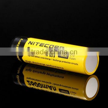 Original NITECORE 18650 2600mAh 3.7V Protected Rechargeable Li-ion Battery